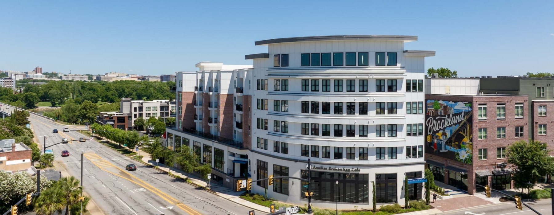 exterior of city area